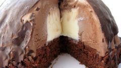 Как приготовить холодный десерт "Шоколадная бомба"