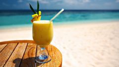 Безалкогольный мятно-дынный коктейль "Пляж"