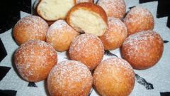 How to prepare curd donuts on kefir
