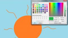Как поменять цвет в paint