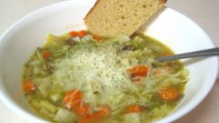 Как варить вкусный суп из капусты и риса