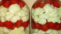 Как солить цветную капусту с помидорами