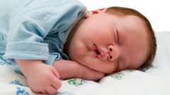 Some sleep must be two-month-old child