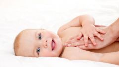 Массаж живота для новорожденных: техника выполнения