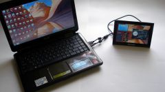 How to connect tablet to laptop 