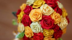 Как сделать букет цветов из цветной бумаги на 8 Марта 
