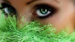 Magical green eyes: the character or superstition