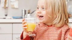 At what age can a child give the juice without diluting it with water 