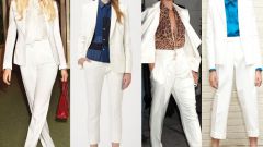 What color shirt will suit to a white suit 