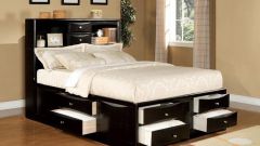 Кровати с ящиками: эстетично и практично 