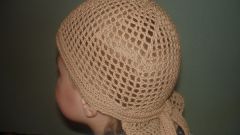 How to tie baseball cap for boy crochet? 
