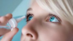 What eye drops are needed when working with computer