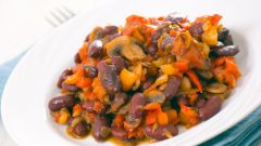  Рецепт салата из грибов и консервированной фасоли