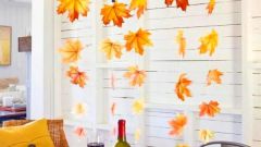 Яркая осень в интерьере: 5 простых идей для украшения дома природными материалами