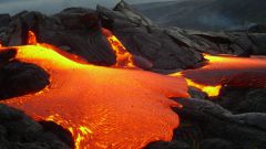 Гавайские действующие вулканы Килауэа и Мауна-Лоа