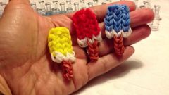 How to weave rubber band figurine 