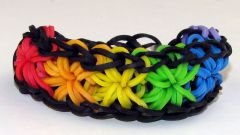 Why threat the rubber bands to weave bracelets?