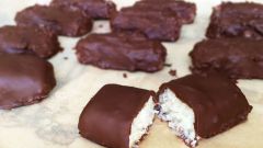 Шоколадный батончик Баунти - рецепт домашнего приготовления 