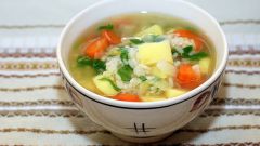 Французский овощной суп с рисом