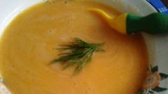 Нежный крем-суп с курицей, тыквой и кабачком