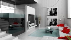 Using the style of minimalist interior