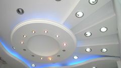 Как подшить потолок гипсокартонными панелями