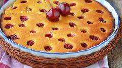 Как приготовить пирог с вишневой начинкой  