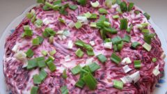 Как приготовить салат из языка и гречки