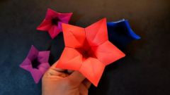 Делаем оригами "Цветок" своими руками