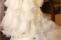 Недорогое свадебное платье с воланами из Китая -  Royal princess