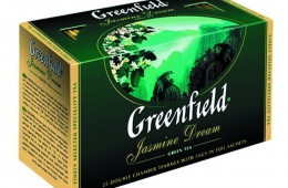 Упаковка чая «Jasmine Dream» от Greenfield