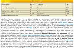 Seedoff.net-один из лучших торрент-трекеров российского Рунета, входящийв топ-10
