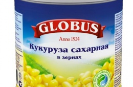 Консервированная кукуруза "Globus Globus" 