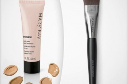 После основы под макияж от Mary Kay макияж ложится отлично