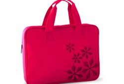 Розовая сумка для ноутбука Yves Rocher