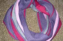 Мягкий, удобный, красивый женский шарф-кольцо «Влюбленная парочка»