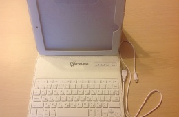 Viva Bluetooth клавиатура для iPad, Leather White (VAP-AK00202-w)