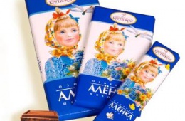Шоколад "Аленка" фабрики Крупской