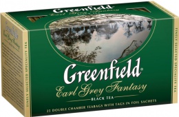 Упаковка чая Greenfield Earl Grey Fantasy
