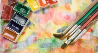 How to paint with watercolors
