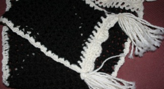 How to knit an unfinished column with nakida