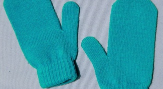 How to knit children's mittens knitting