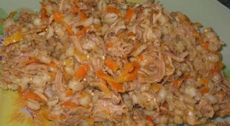 How to cook pearl barley stew with
