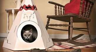 Как сделать дом для кошки