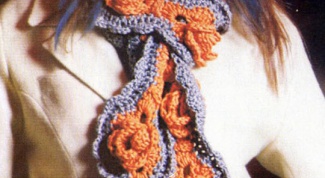 Как связать шарф узорами