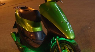 Как сделать подсветку на скутер