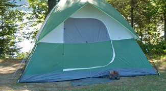 Как собрать палатку