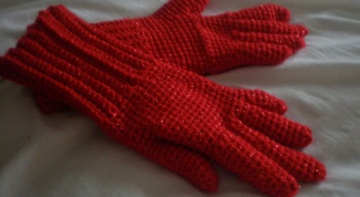 Как связать женские перчатки