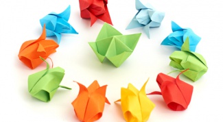 Как сделать оригами-цветы