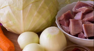 Как приготовить капусту с мясом